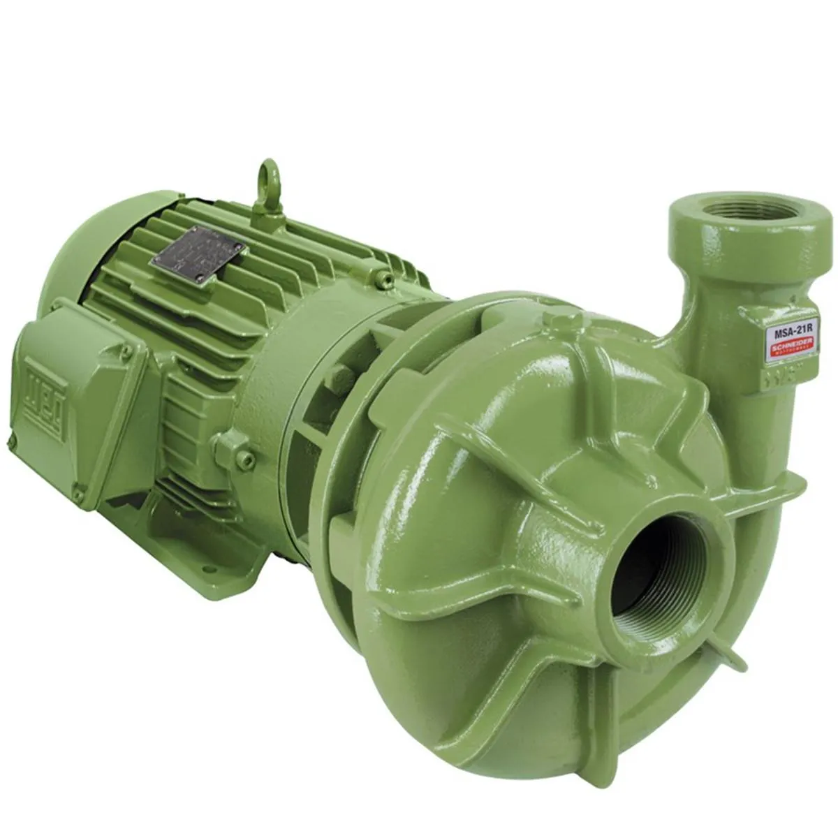 Bomba Centrífuga Schneider Msa-21r 1 1/4 10 Cv Trifásica 220v/380v/440v/760v