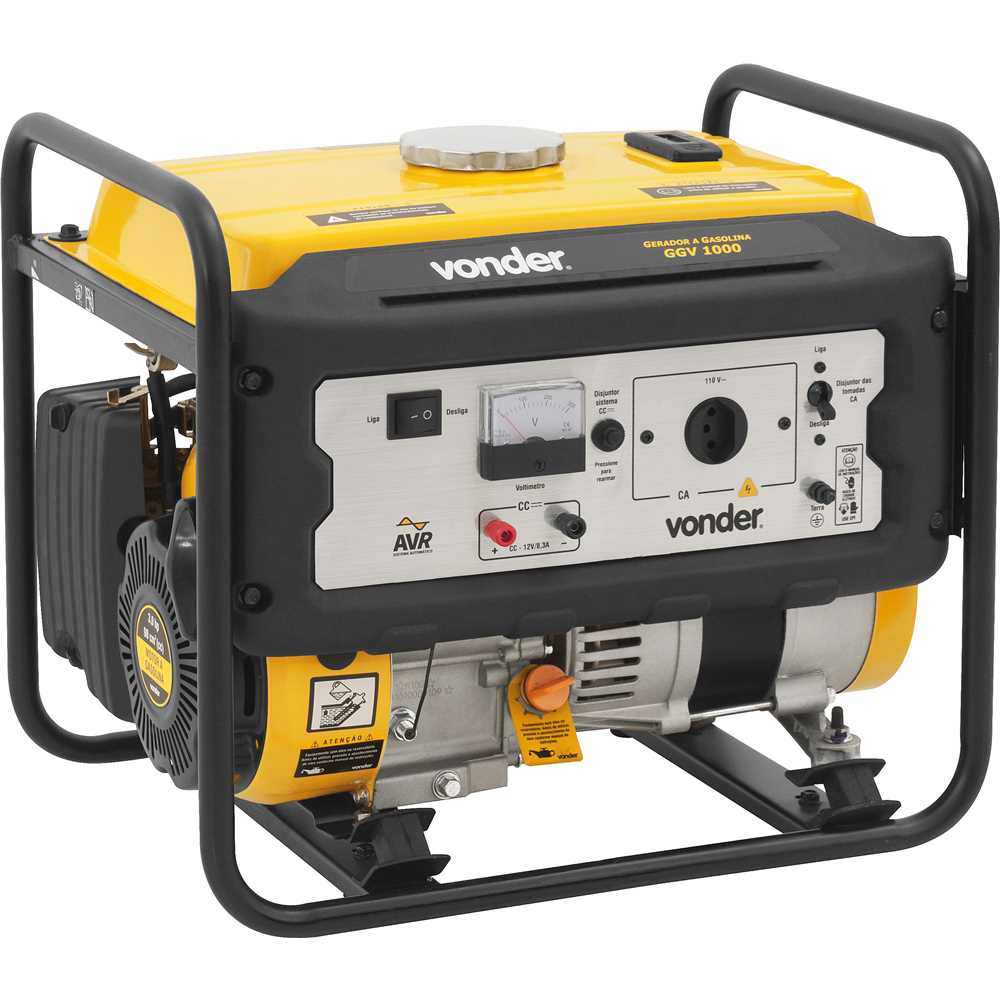 Gerador a gasolina 1.000 W, 220 V~, GGV 1000, VONDER